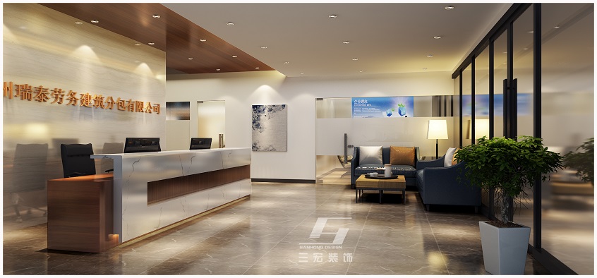 广州建筑公司办公室装修