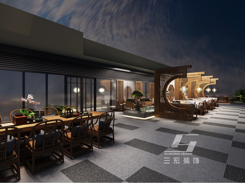 素菜馆餐饮店装修